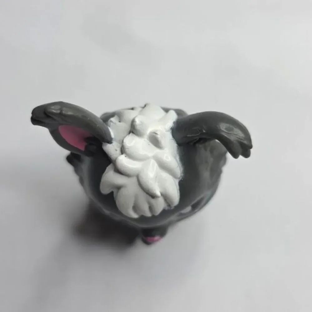 LPS Chalet Angora Gray Mini Rabbit Toy Figure - Picture 5 of 6
